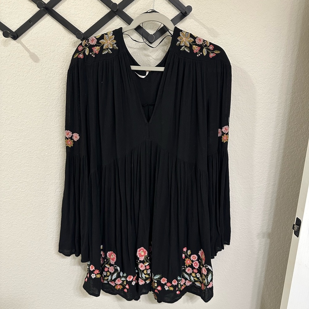 Free People Embroidered Floral Dress - Picture 2 of 8